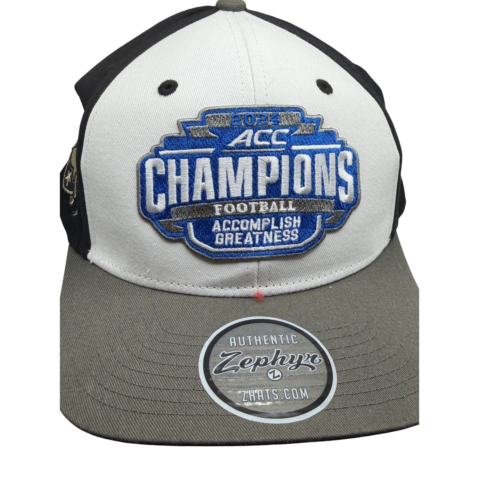 Florida State Seminoles 2013 ACC Champions Zephyr snapback hat, one size, with team logo and vibrant red and gold colors.