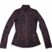 Lululemon Define Jacket Women's Size 2 in Plum / Burgundy Camo Pattern