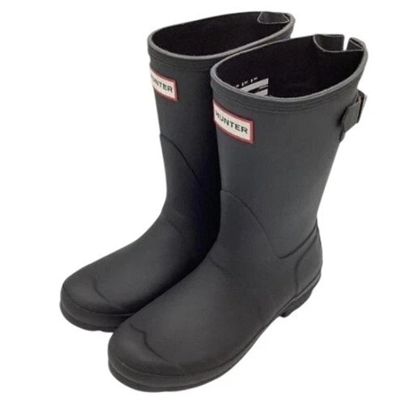 Hunter Women's Original Back Adjustable Short Rain Boots, WFS1013RMA 9W