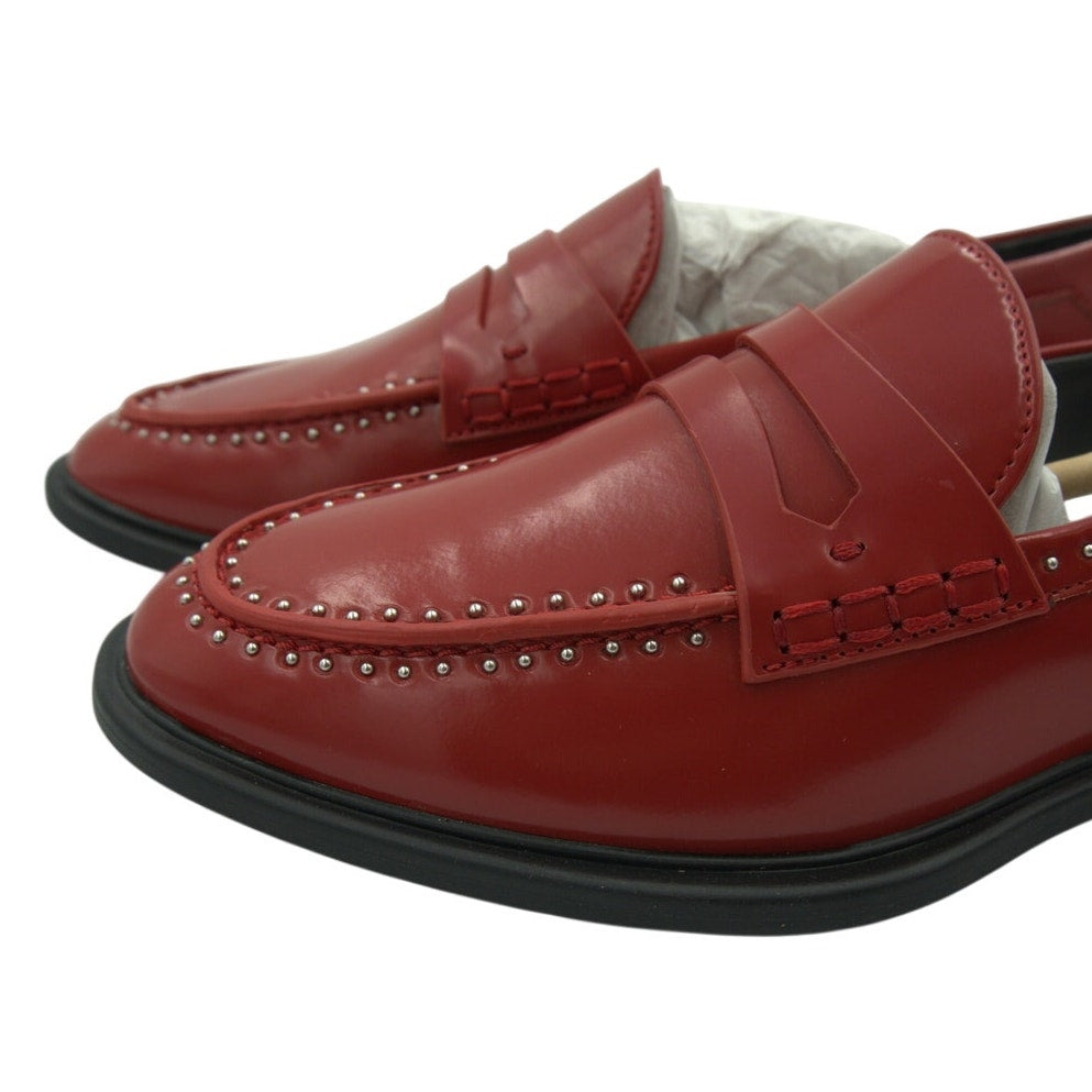 NIB Franco Sarto A-Eden Studded Flats – Women’s Size 7.5M – Red