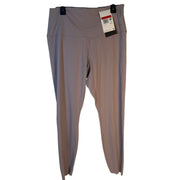 Nike Go High Rise full-length women's leggings in taupe, large size, designed for training and athletic wear.