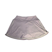 DSG Women’s Activate high-rise lavender skort with built-in shorts, size large, showing front view and comfortable athletic design.