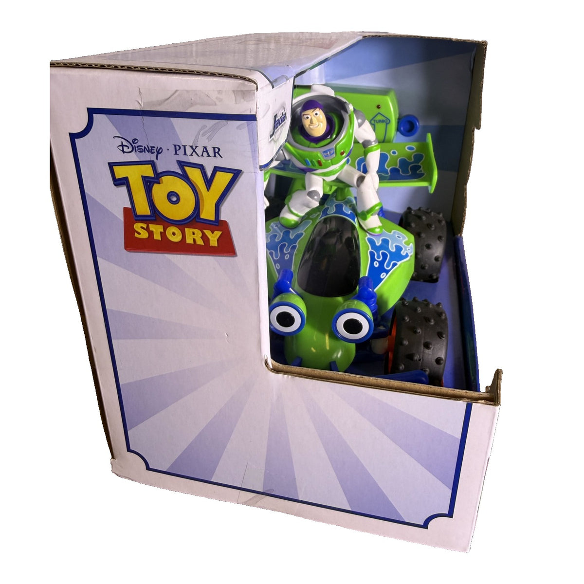 Jada Disney Pixar Toy Story Turbo Buggy R/C Buzz Lightyear 2.4GHz Remote Control Car New in Box