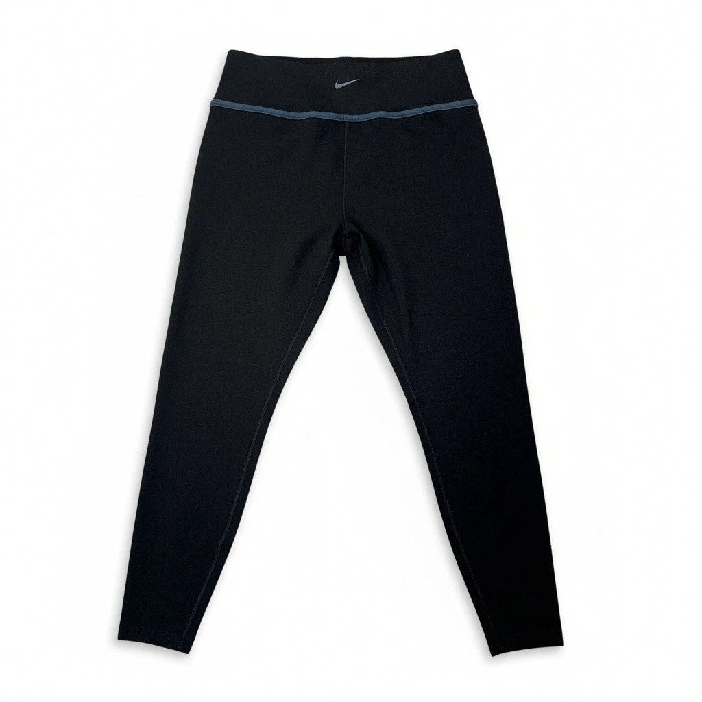 NWT Nike One Women's Medium High-Waisted 7/8 Leggings Black Armory Navy Dri-FIT