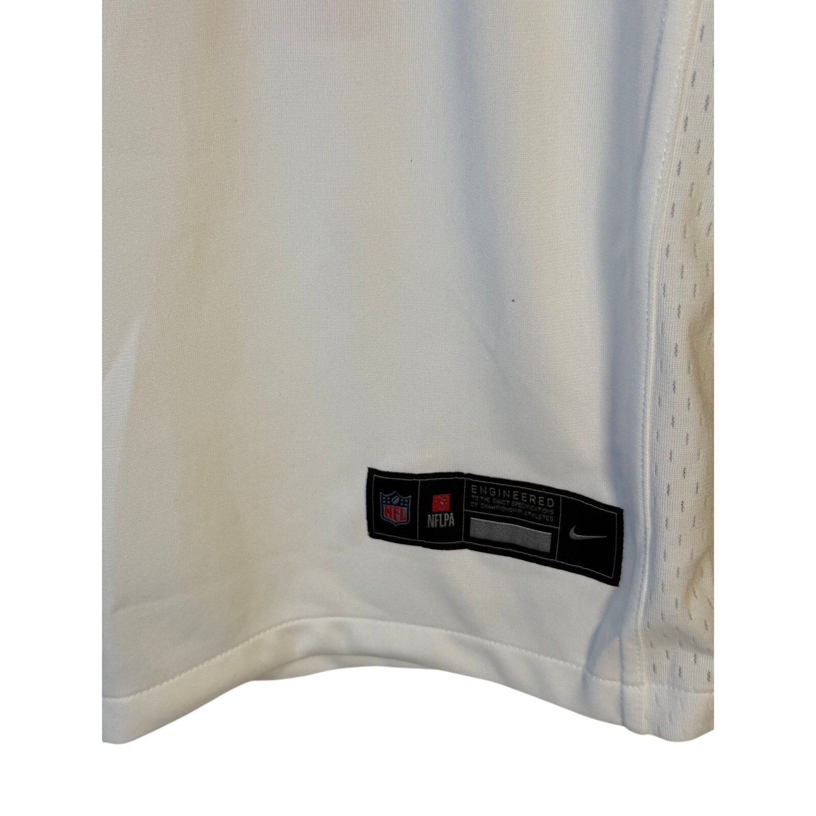 Nike Cleveland Browns #24 NFL youth white game jersey, size L 14-16, front view with team and player details.