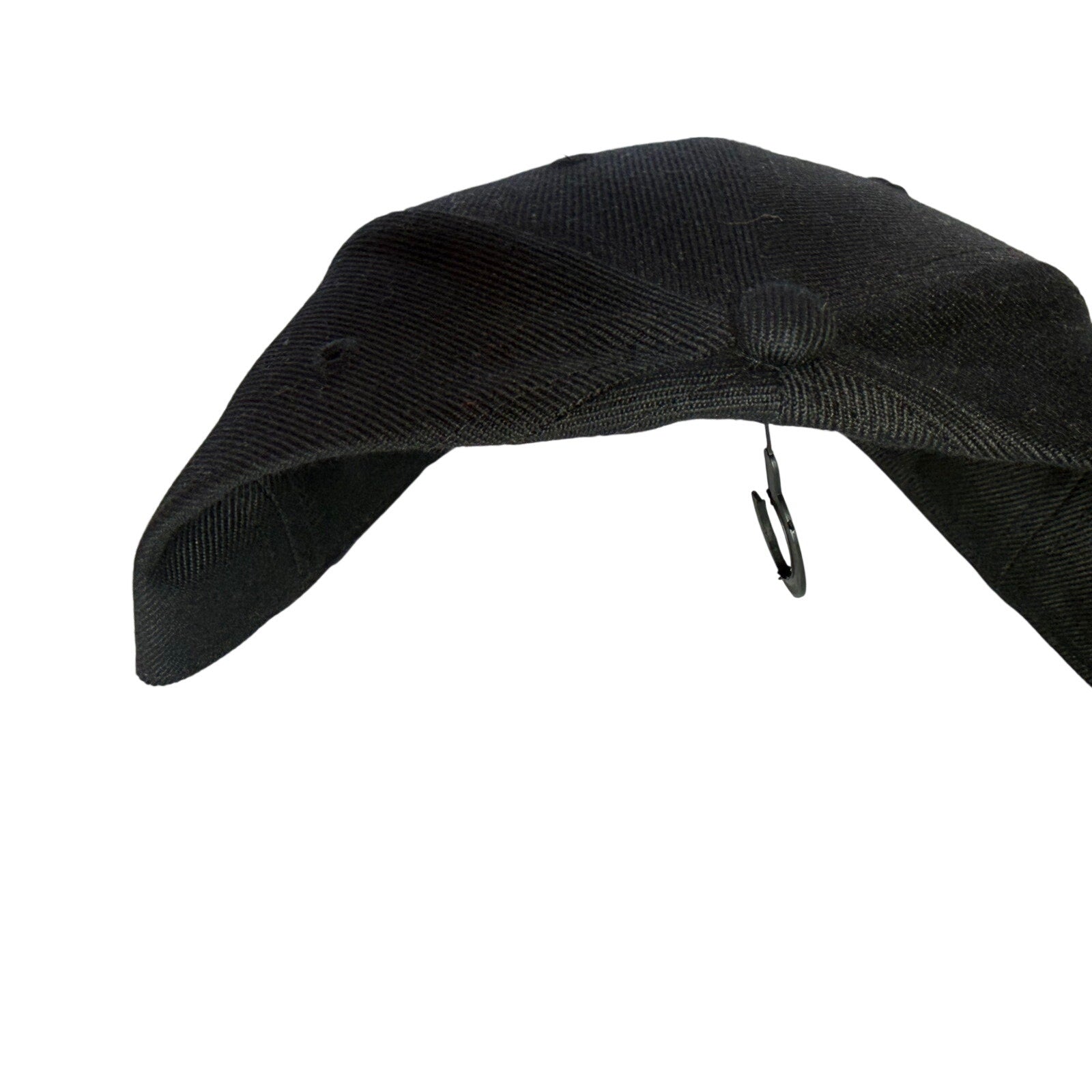 '47 Brand Vancouver Canucks black MVP adjustable NHL hockey cap with team logo and OSFM fit, front view.
