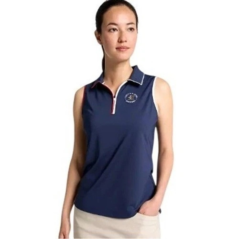 Walter Hagen P11 Sleeveless Polo "125TH U.S. OPEN OAKMONT" | Women's Small Navy Blue