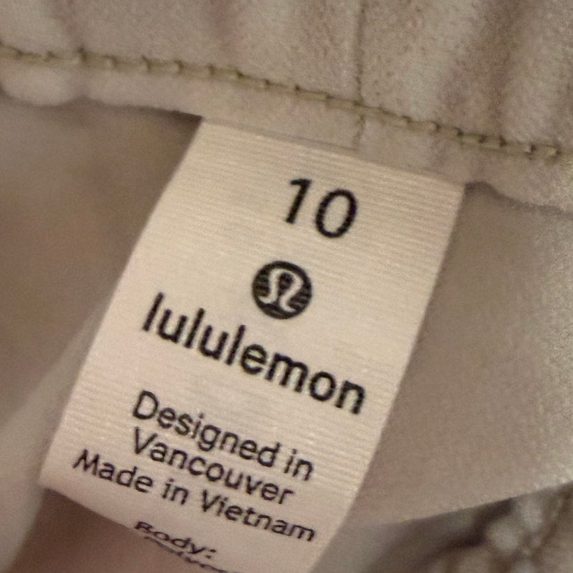 Lululemon On The Fly Woven Skirt Color: Cream | Size: 10 | Perfect Condition