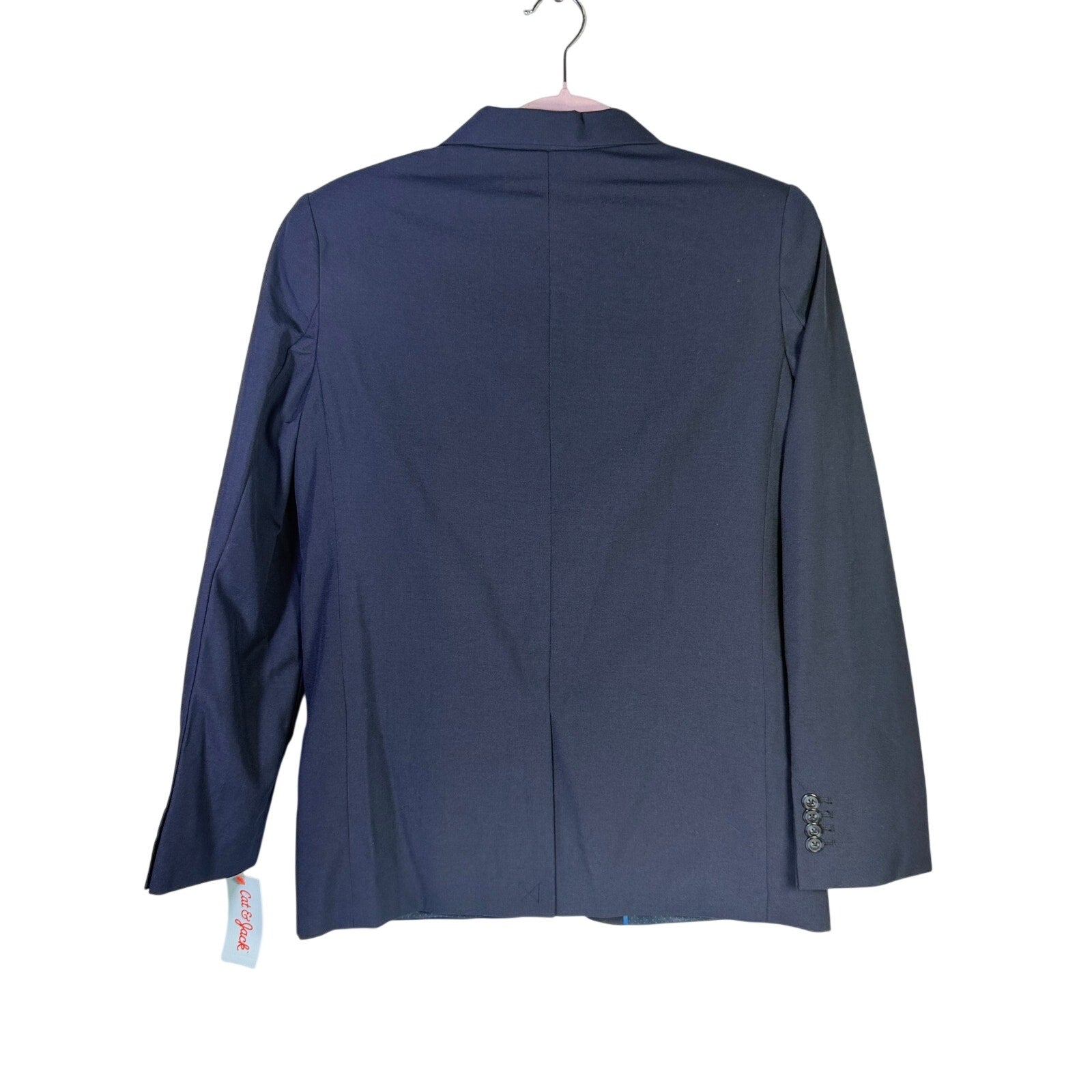 Boy's navy blue blazer by Cat & Jack, size 16, two-button suit jacket, classic coat for boys, new with tags.