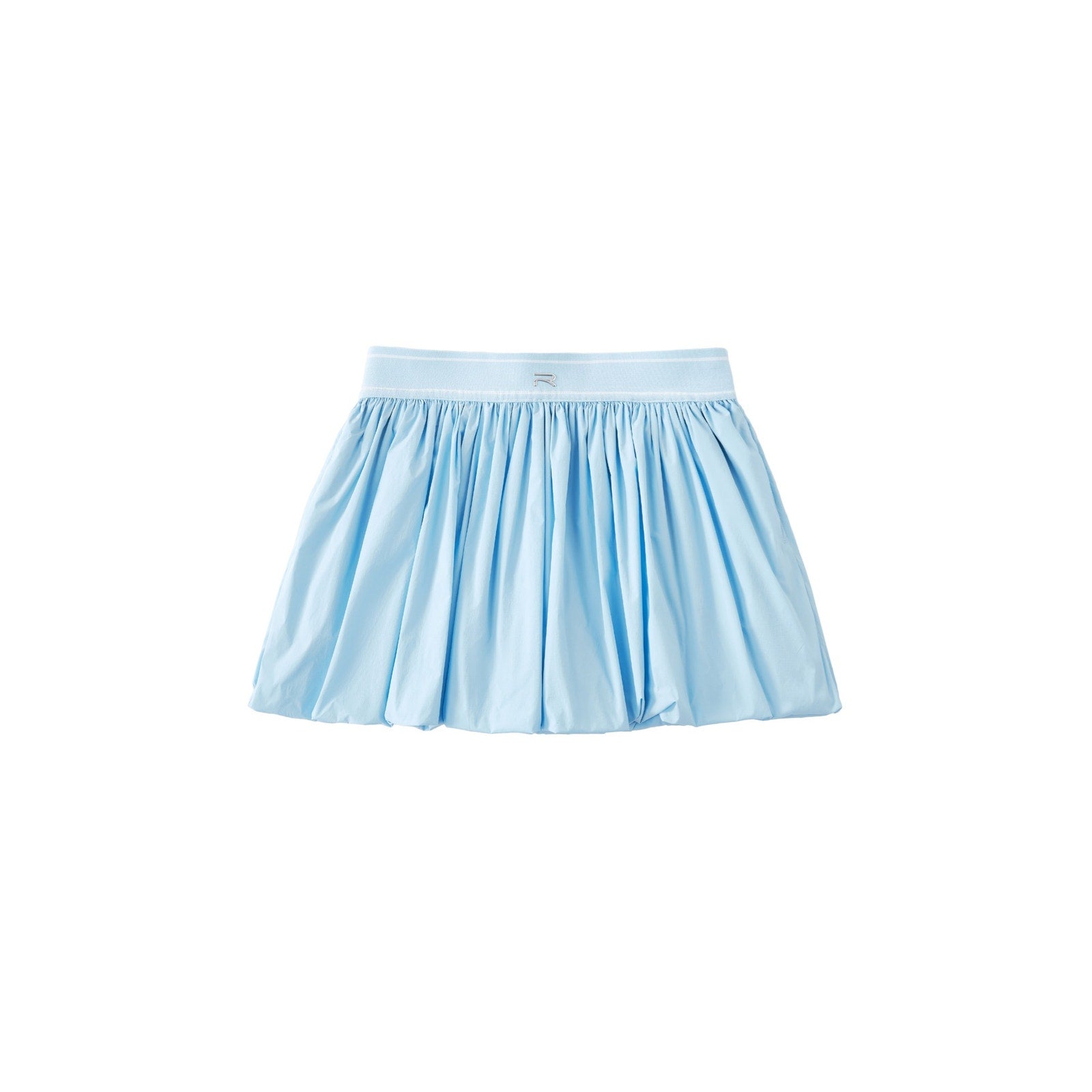 Light blue Ramsports women's tennis skort with pleated design, athletic mini length, perfect for sports and active wear.