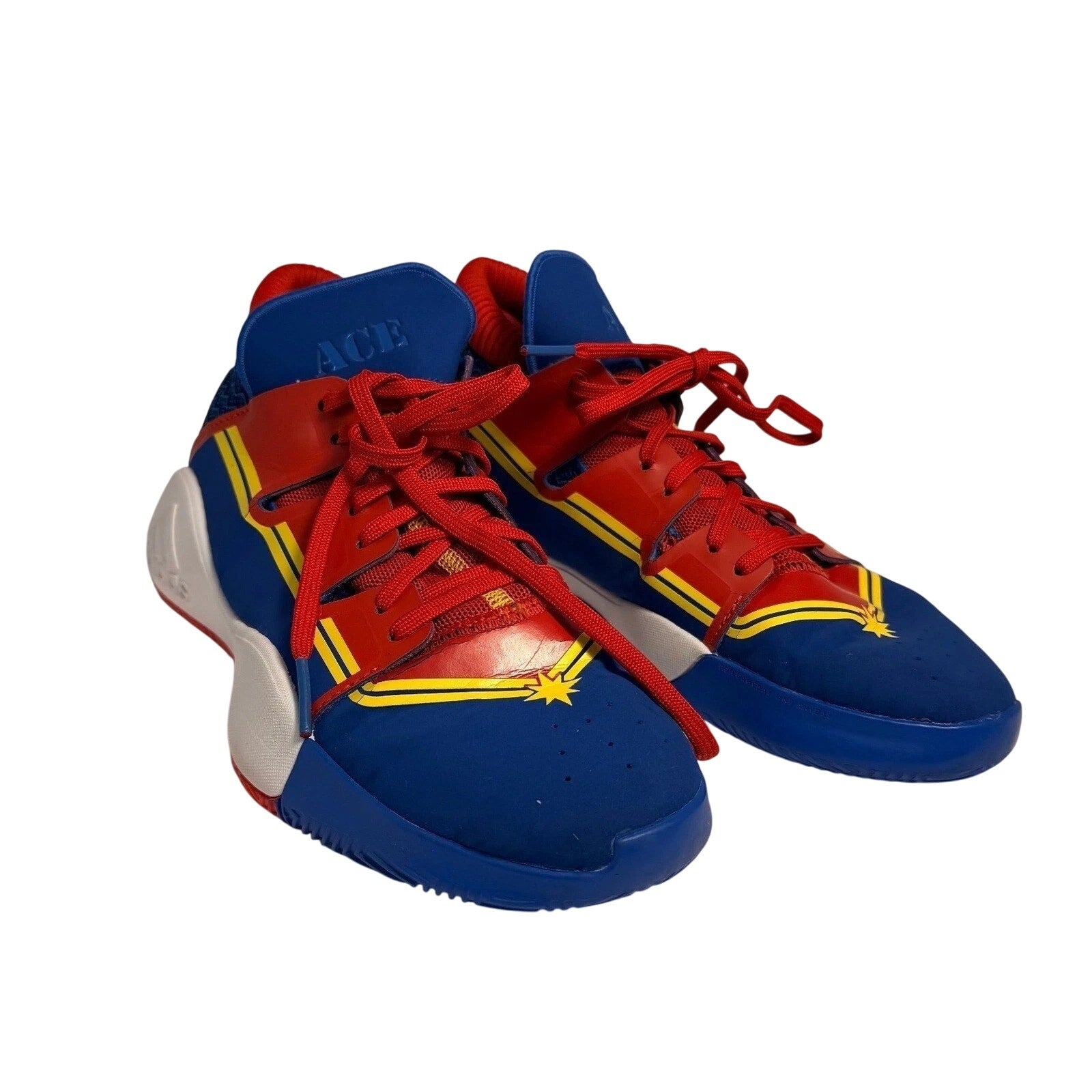 Adidas Pro Vision J Captain Marvel Avengers Basketball Shoes EG2628 Size 7