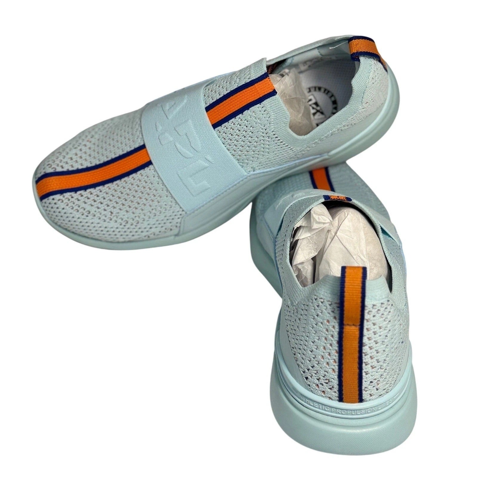 NWT APL Techbloom Bliss W Gulf Blue/Orange/Racer Women's 6.5