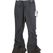 Roxy Rising High Snow Pants for women, black high-waist ski and snowboard pants with stretch fabric, size large, new with tags.