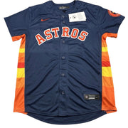 Nike Houston Astros Kyle Tucker youth MLB jersey in youth large, featuring team logo and player name on the front.