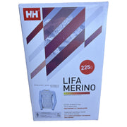 Helly Hansen women's Lifa Merino midweight graphic crew base layer shirt with baby trooper star pixel design in size XL.