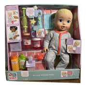 Be My Baby wellness baby doll play set with 14-inch doll, 11 accessories, suitable for ages 2+ in a new box.
