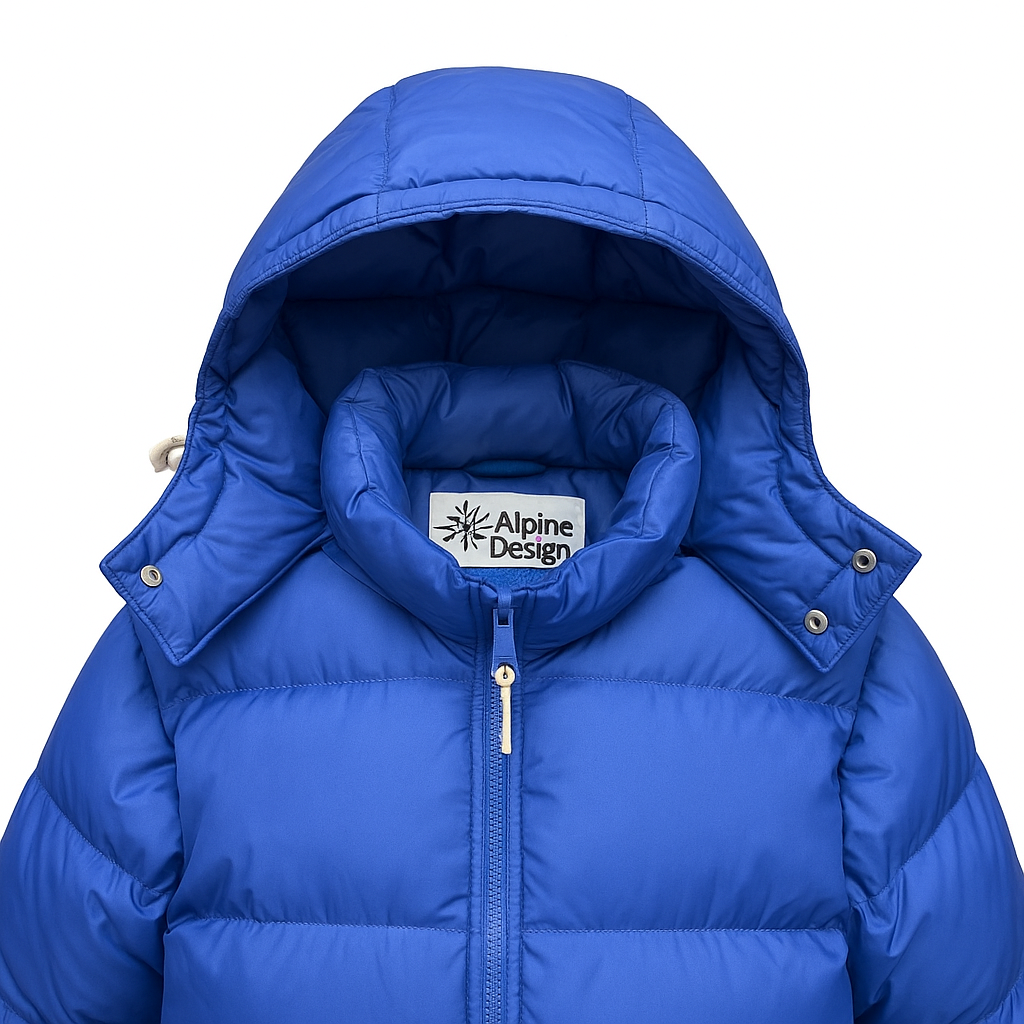 Vintage Alpine Design Thermolite insulated puffer jacket for women, featuring a quilted design and warm, lightweight insulation.