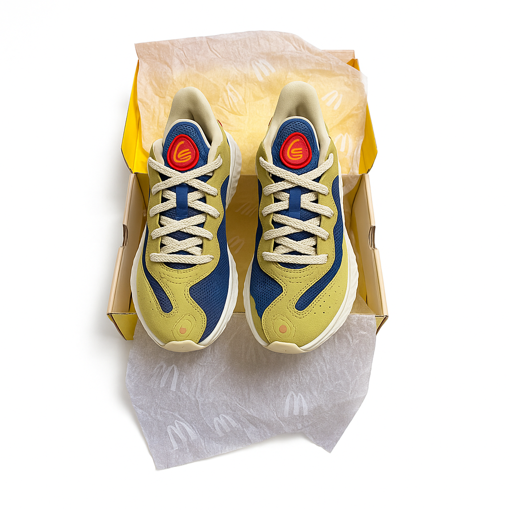 Under Armour Curry Flow 10 “McDonald’s All-American” basketball shoes with sleek design and athletic look, suitable for basketball players.