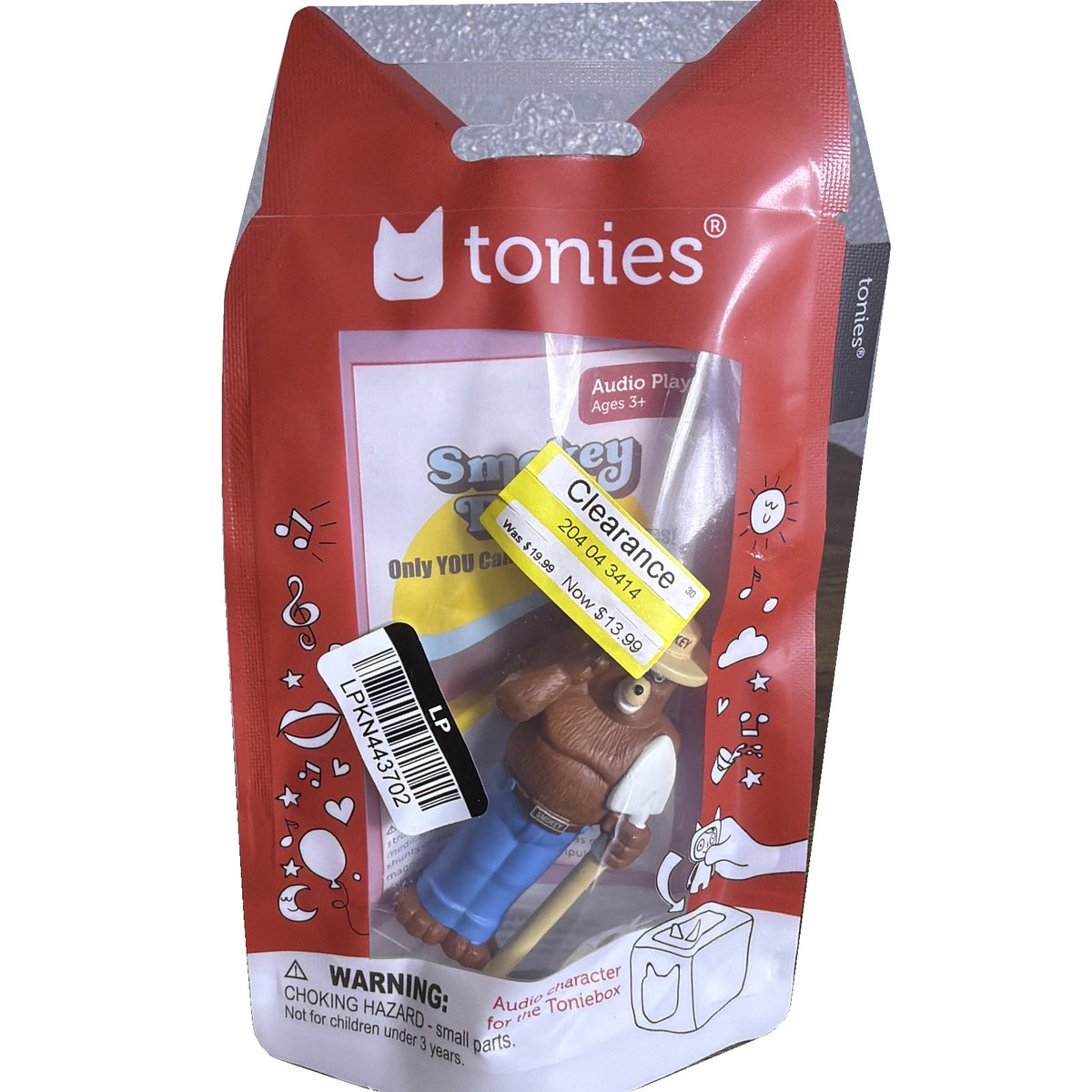 Tonies Smokey Bear Only You Can Prevent Wildfires Audio Character New