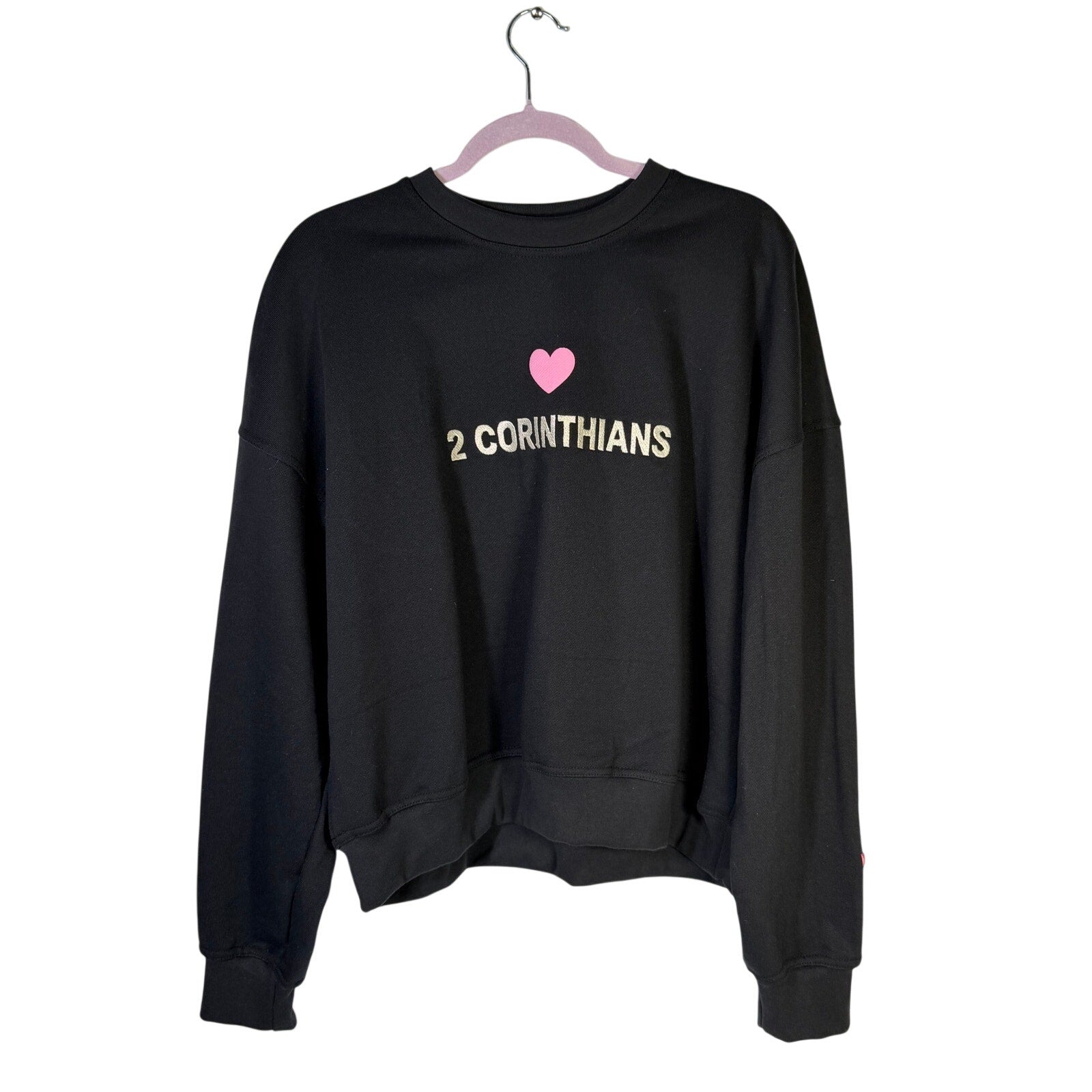 The Frugal Teacher Walk by Faith Christian crewneck sweatshirt in XL, featuring a simple design on soft fabric.