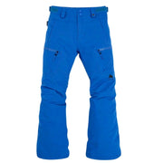 Burton G Elite girls' cargo snowboarding pants in Amparo Blue, small size, showing durable fabric and functional design.