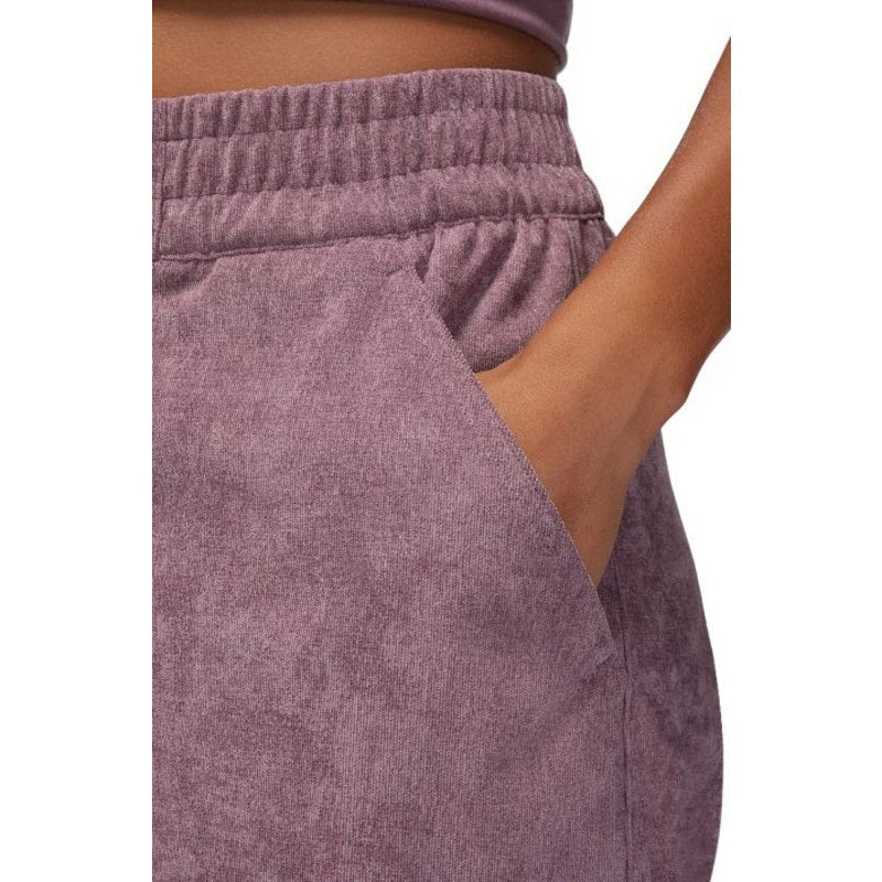 Jordan Chicago women's corduroy cargo pants in size small, showing the stylish olive green pants with multiple cargo pockets.