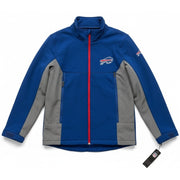 NFL Buffalo Bills full-zip winter jacket, size small, with team logo and NFL branding, front view showing design details.