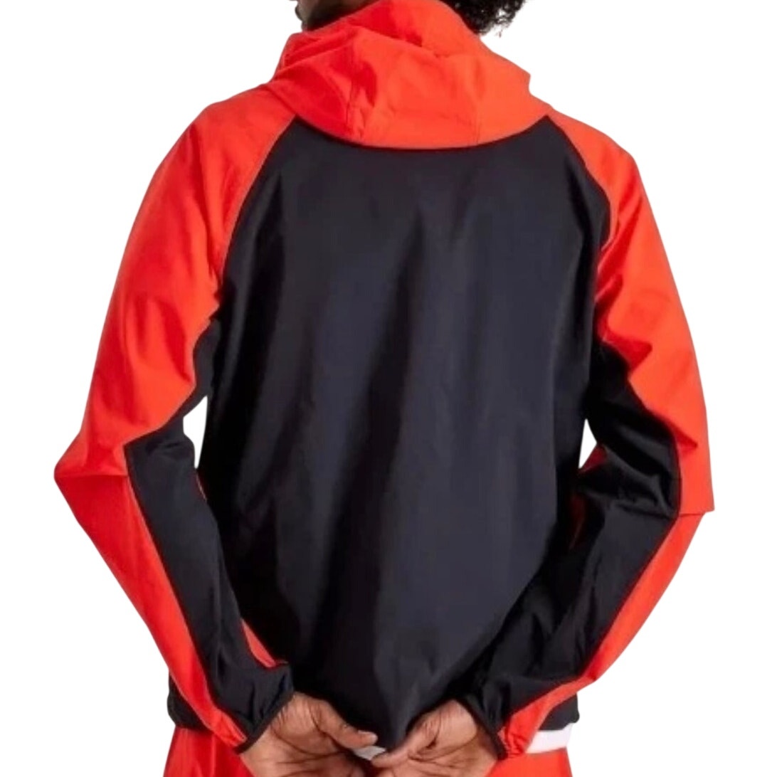 Nike Tech Woven Jacket Windbreaker Men’s Size 2XL Red/Black Full Zip Jacket
