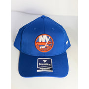 Fanatics New York Islanders adjustable blue NHL hockey cap hat with team logo and curved brim.
