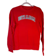 Men's red South Alabama Jaguars crewneck sweatshirt by LEAGUE, new with tags, featuring the team logo and comfortable fabric.