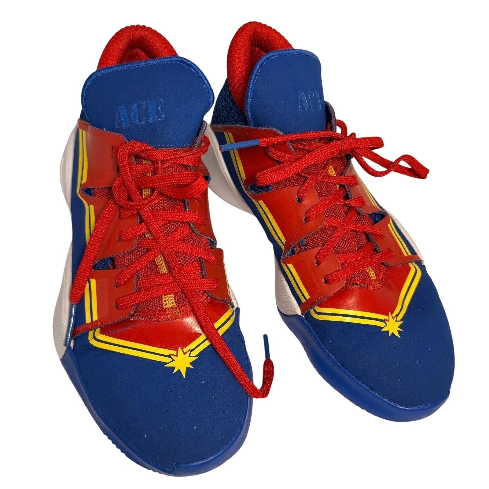 Adidas Pro Vision J Captain Marvel Avengers Basketball Shoes EG2628 Size 7