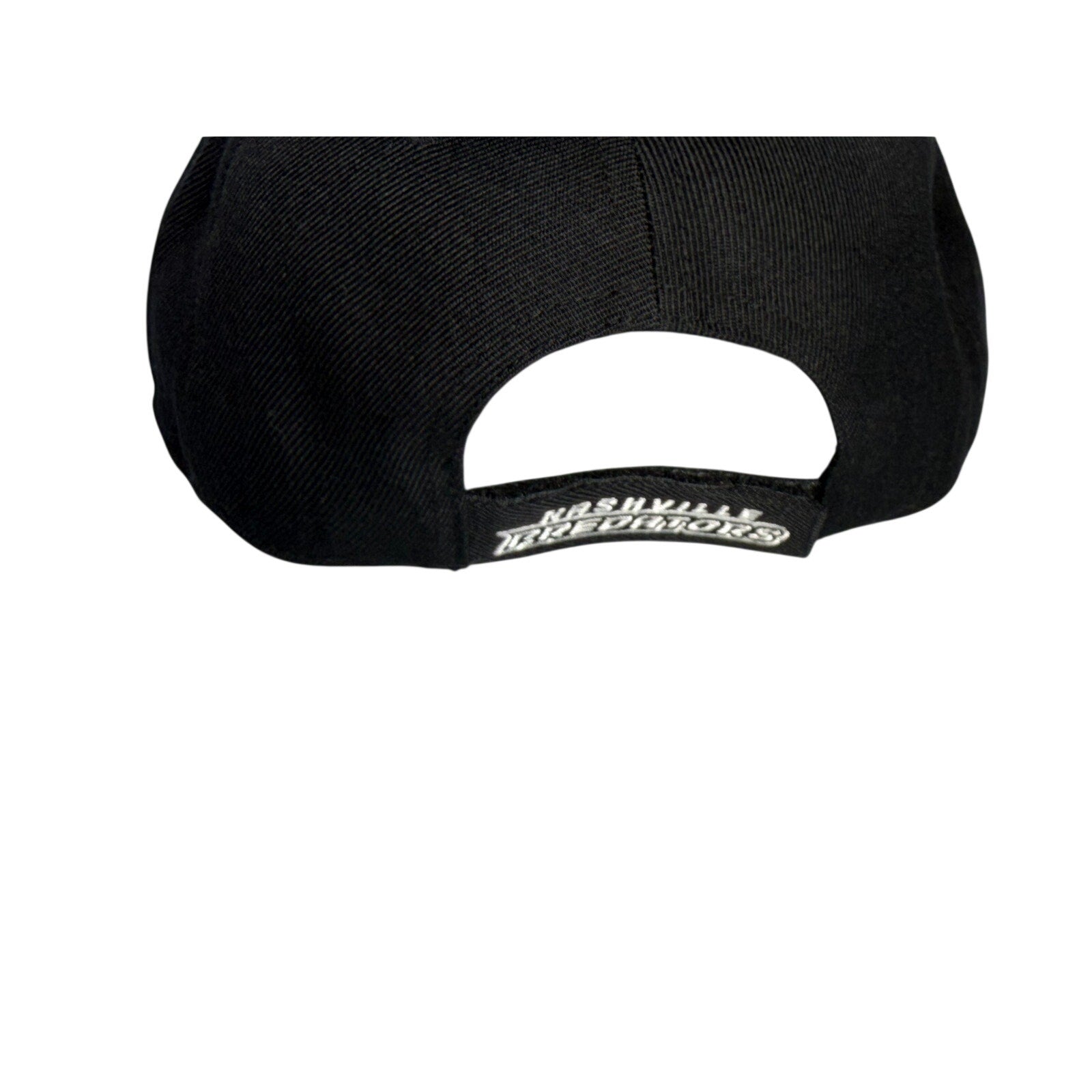'47 Brand Nashville Predators black adjustable MVP hat featuring NHL logo and curved brim, one size fits most.