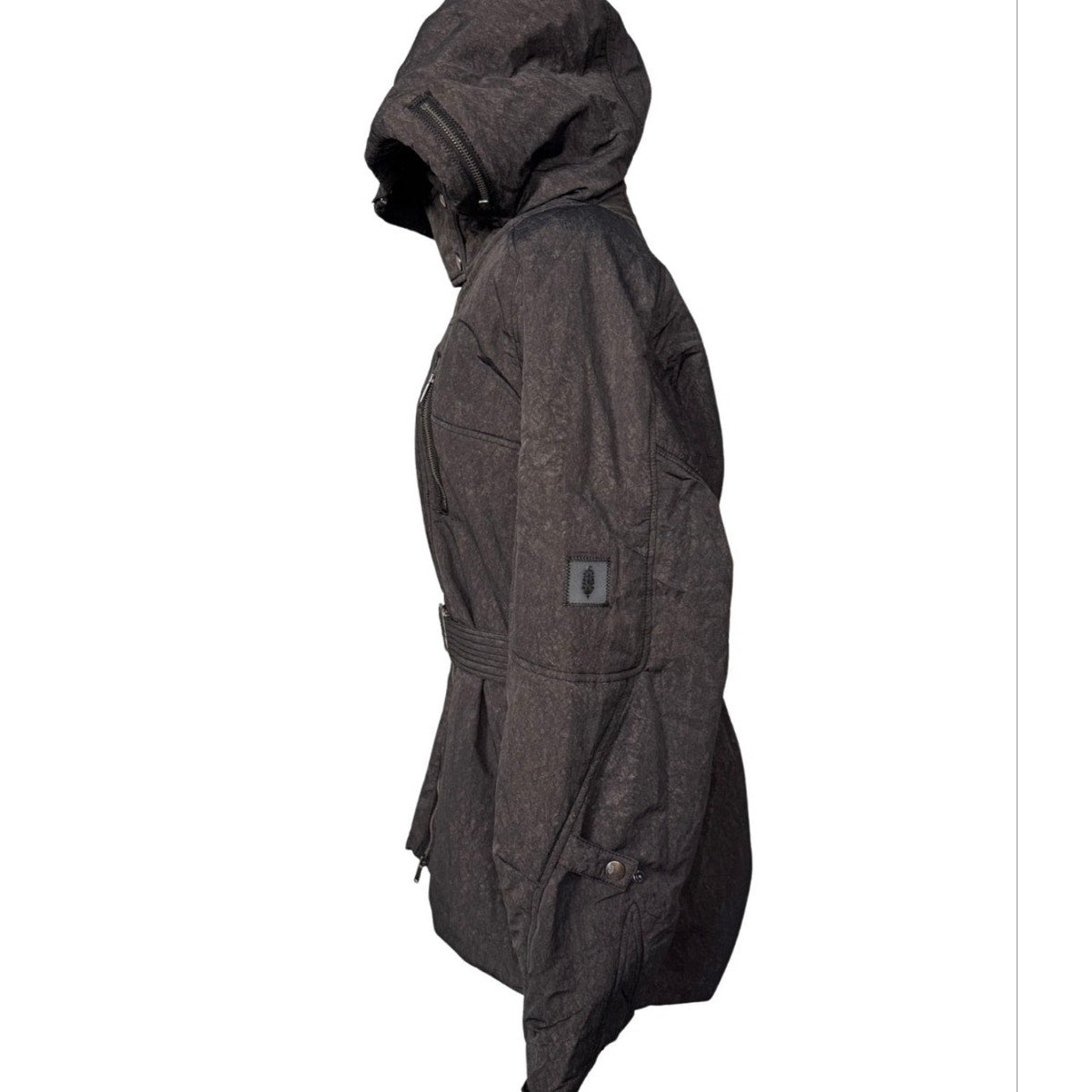 FP Movement Tricked Out Trek Utility Puffer Jacket – Black Wash Combo – Women’s Size Small