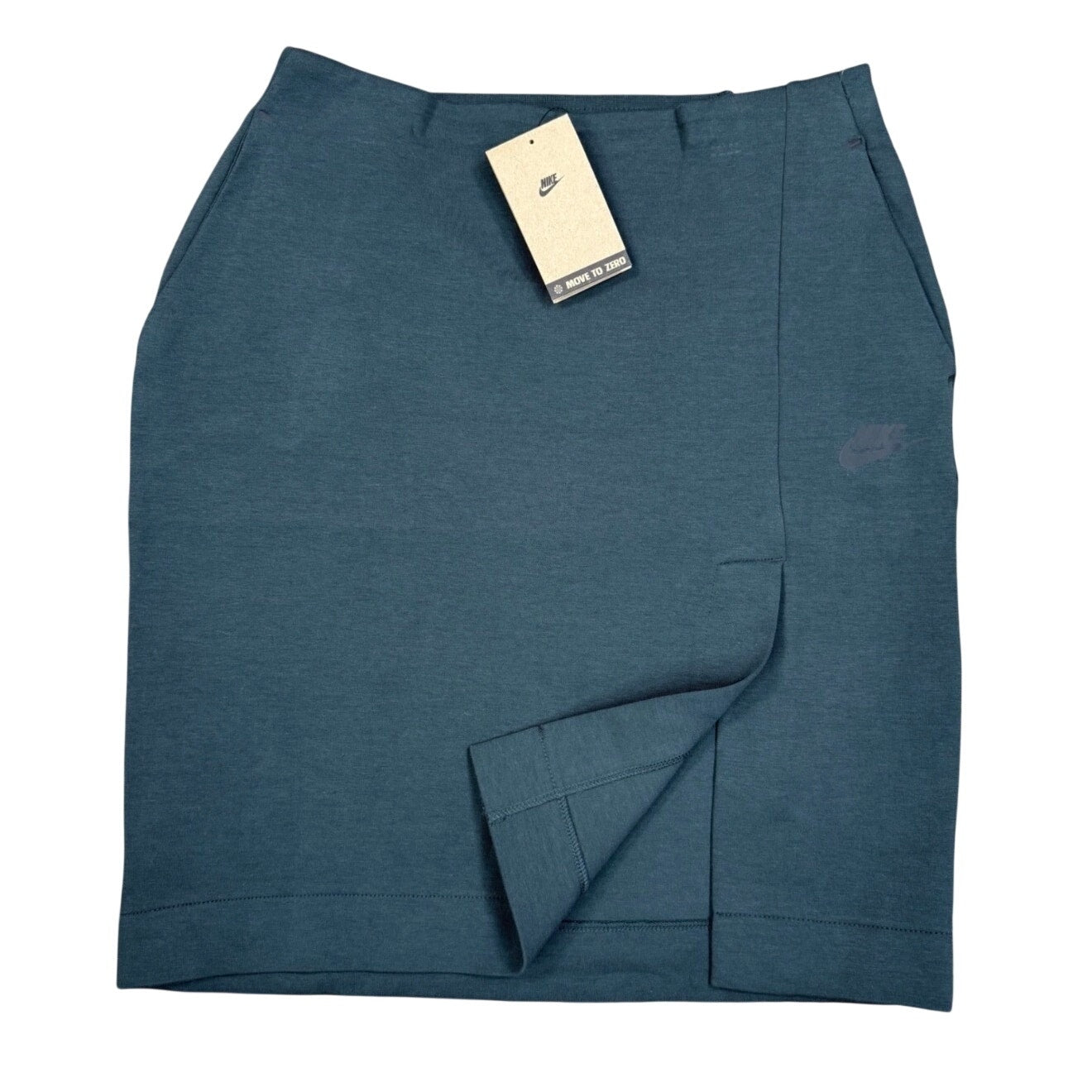 Nike women's slim fit knee-length athletic skirt in small size, lightweight fabric, with adjustable waistband and Nike logo.