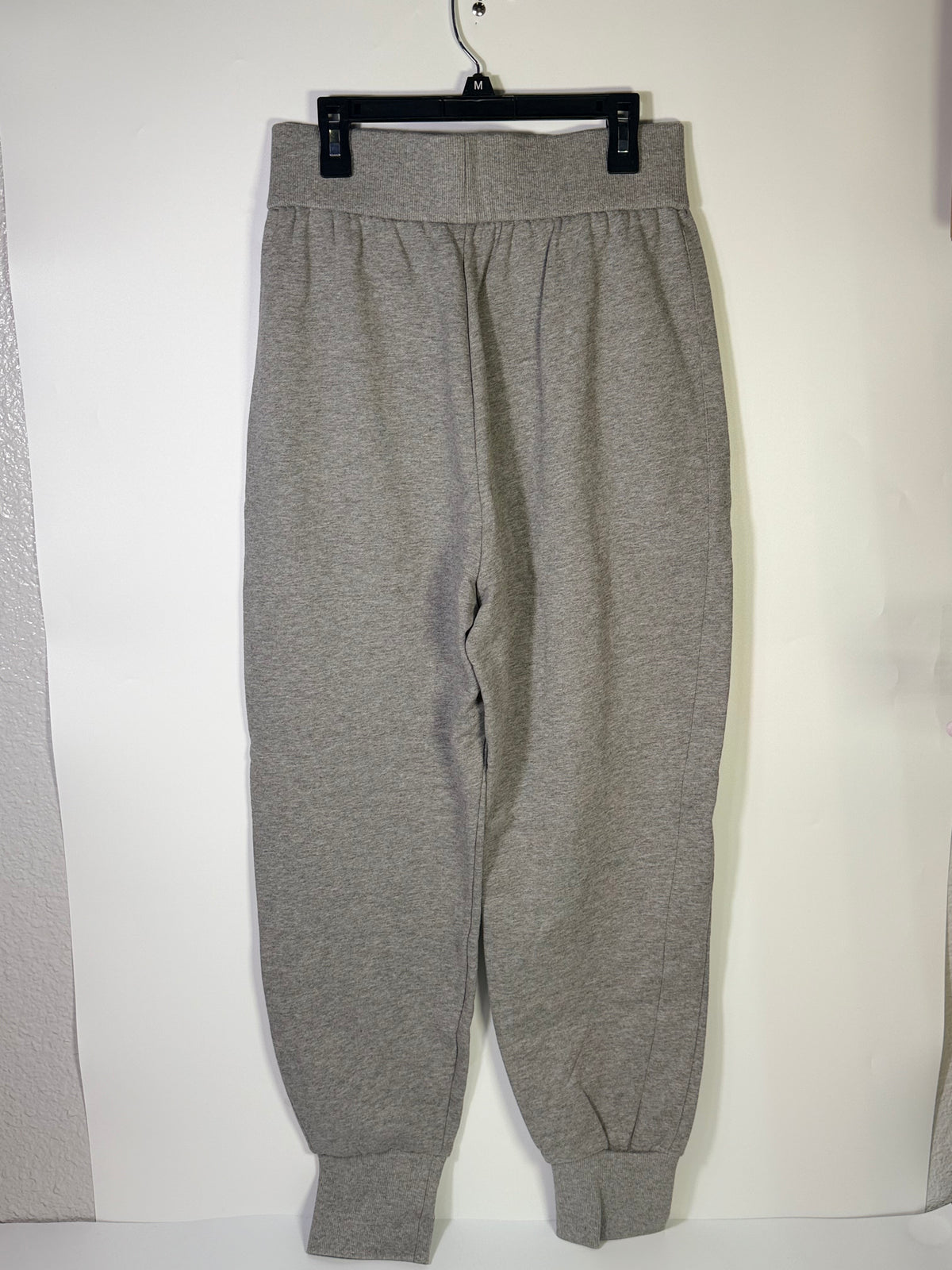 Gray Phillip Lim French Terry Jogger pants by PPLA, size small, showcasing the comfortable, casual fit and fabric texture.