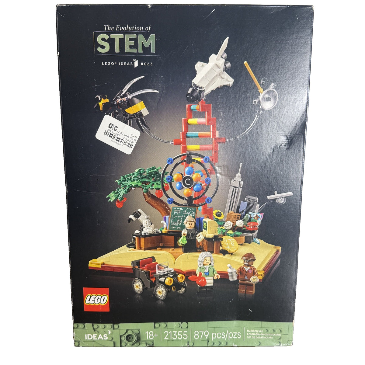 LEGO Ideas The Evolution of STEM 21355 Building Set 879 Pieces New in Box