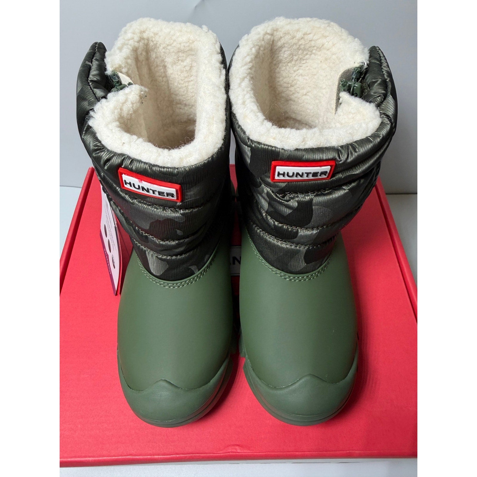 Hunter Intrepid Reflective Camo Snow Boots – Toddler Size 13