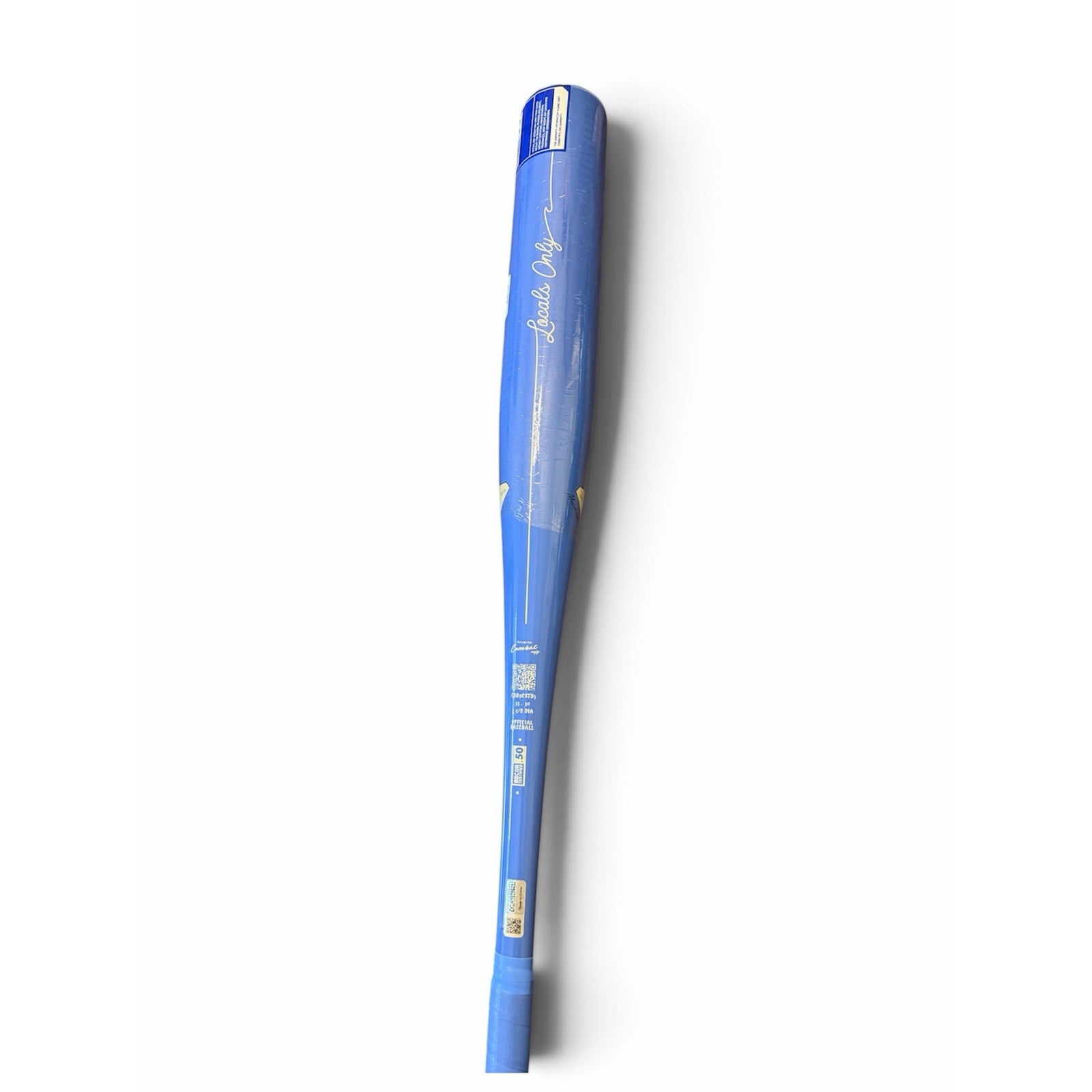 COMBAT Coastal Spec 1 BBCOR baseball bat in blue, 33 inches, 30 oz, drop -3, featuring a sleek design and professional-grade construction.