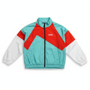 Moolah Women’s basketball warm-up jacket in XL/XXL, navy blue with white logo, front zip, and sporty design.