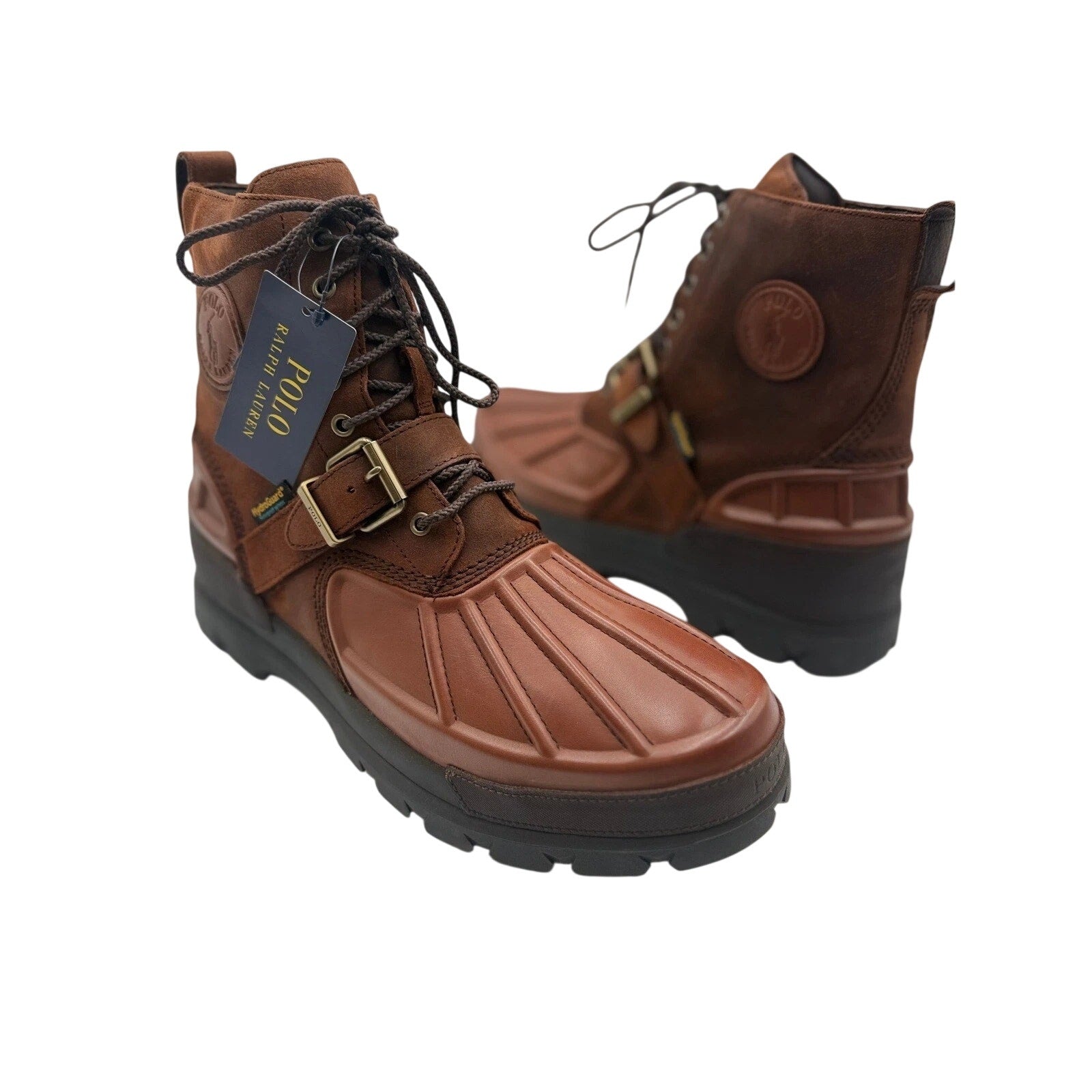 NWT POLO RALPH LAUREN Men's 14D Oslo High Waterproof Leather-Suede Boot