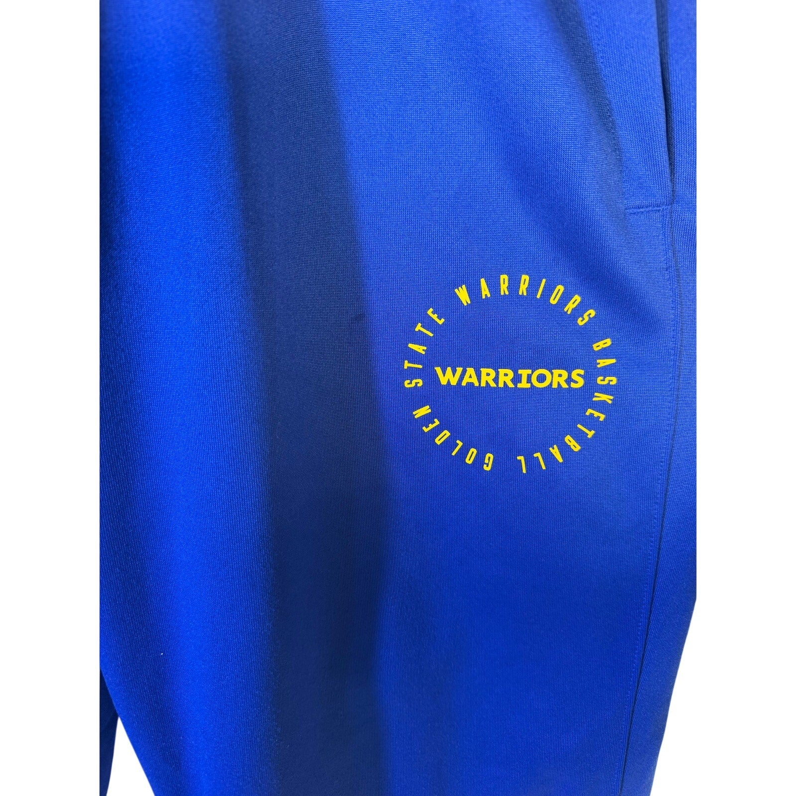 Nike NBA Golden State Warriors Therma Flex Pants Blue Men's Athletic Joggers