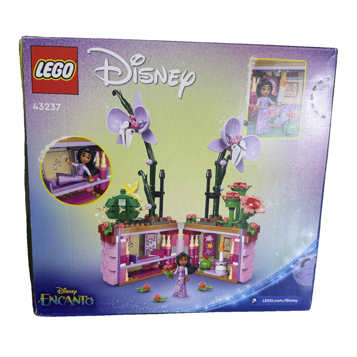 LEGO Disney Encanto Isabela's Flowerpot 43237 641 Pieces New in Box