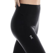 Black On Cloud Active tights for women, large size, close-up view of sleek, fitted leggings made for active wear.
