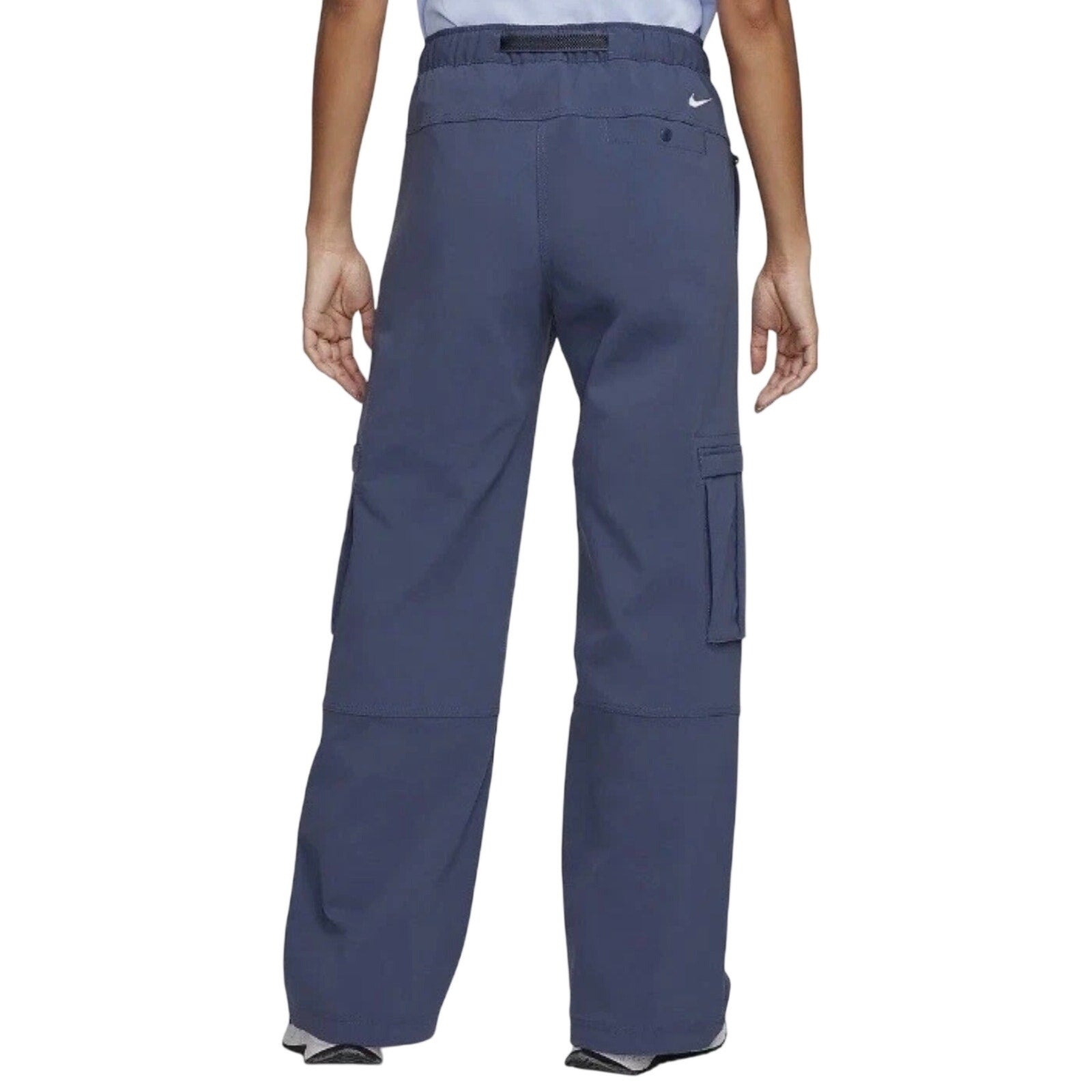 Nike ACG Loose Fit Mid Rise Full Length Cargo Pants Women's Large Blue NWT