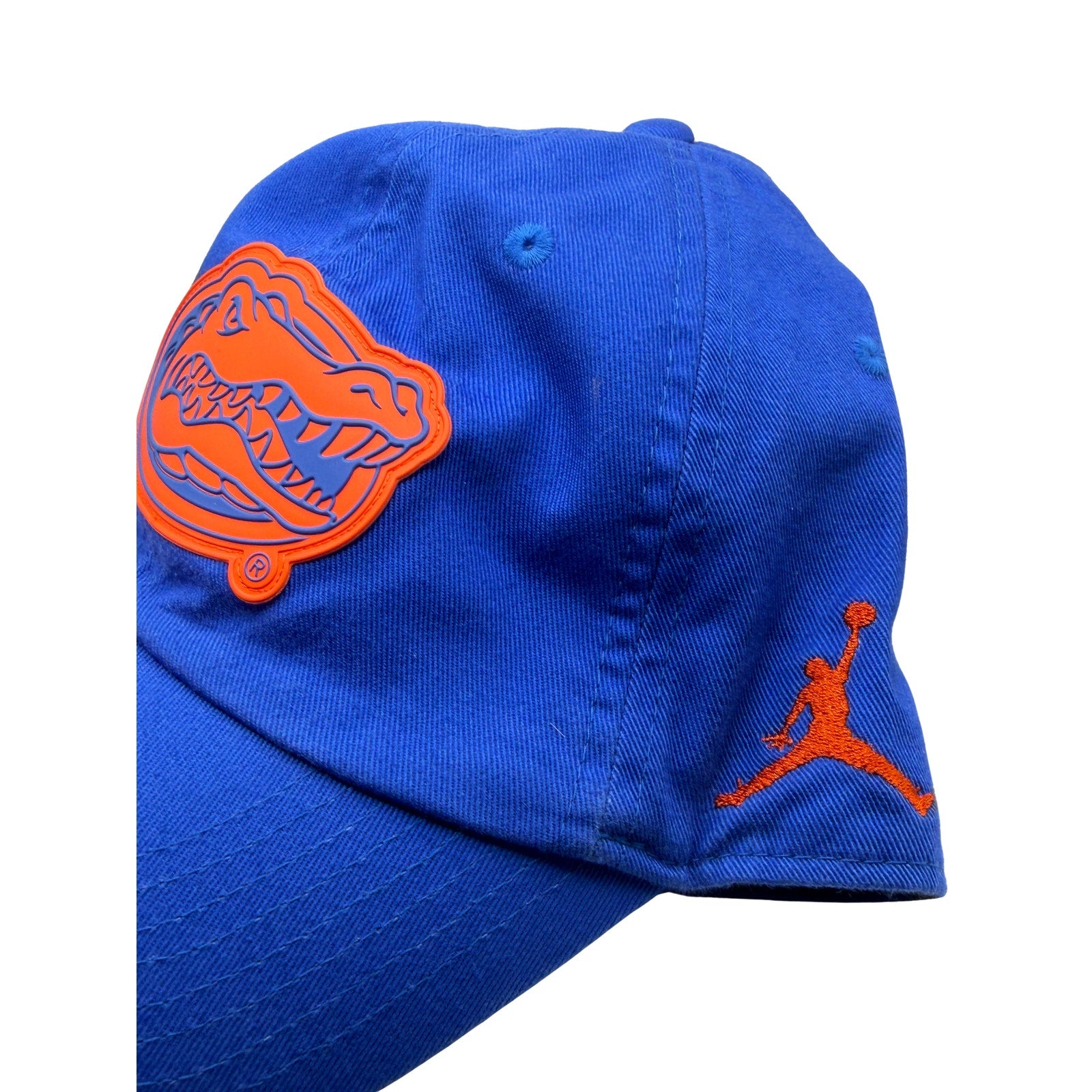 Royal blue Florida Gators NCAA Jordan Club cap, adjustable adult hat with team logo, new with tags.
