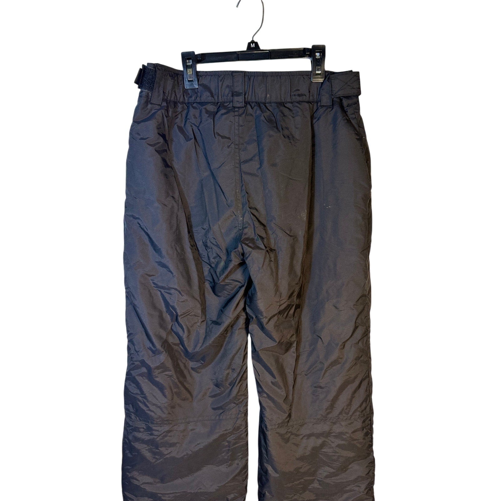 Black Outdoor Gear boys' insulated snow ski pants in size S, designed for winter outdoor activities and snow protection.