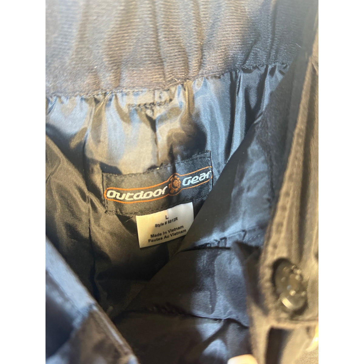 Outdoor Gear Men’s Insulated Snow Pants – Size Large – Black