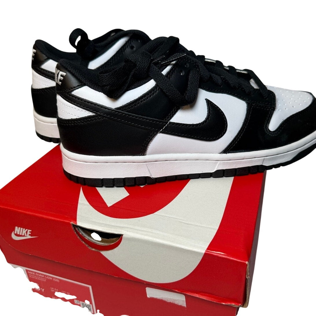Nike Dunk Low Black White “Panda” Grade School Shoes Size 6Y