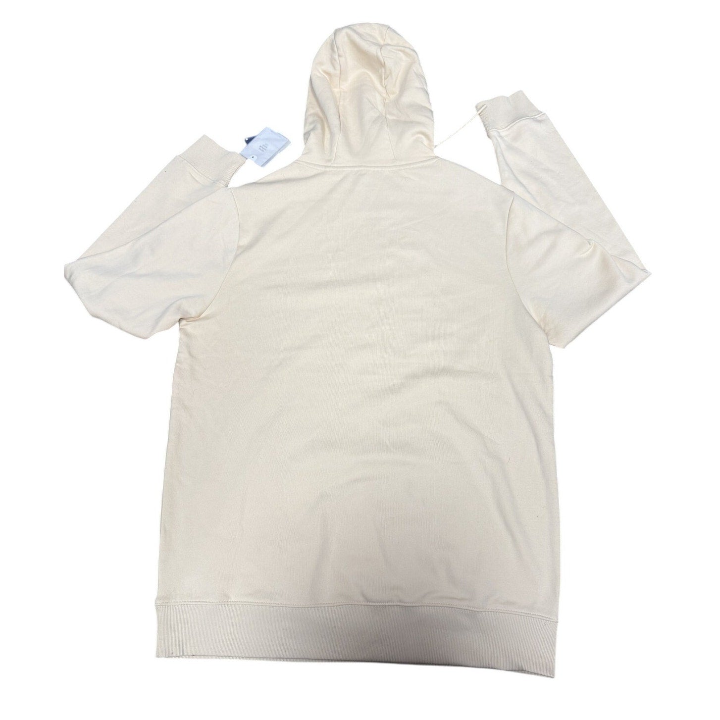 Cream Levelwear Washington Nationals Podium Grain Hoodie, size L, featuring team logo and comfortable pullover design.