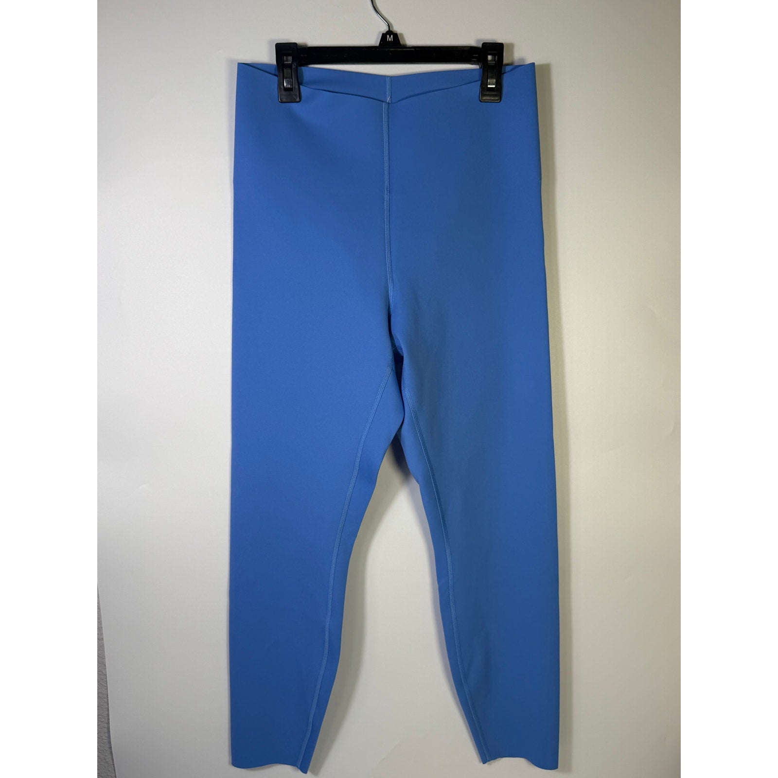 Lululemon Glow Up high-rise leggings in Pool Party Blue, size 14, with a snug fit and high waistband, new with tags.